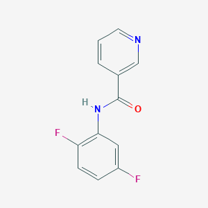 molecular formula C12H8F2N2O B270665 N-(2,5-difluorophenyl)nicotinamide 