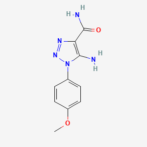 5-amino-1-(4-methoxyphenyl)-1H-1,2,3-triazole-4-carboxamide