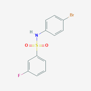 N-(4-bromophenyl)-3-fluorobenzenesulfonamide