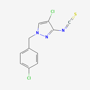 4-chloro-1-(4-chlorobenzyl)-3-isothiocyanato-1H-pyrazole