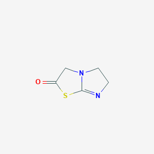 molecular formula C5H6N2OS B2706765 5,6-Dihydroimidazo[2,1-b]thiazol-2(3H)-one CAS No. 817172-26-2