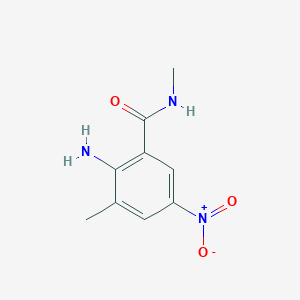 molecular formula C9H11N3O3 B2706775 2-Amino-N,3-dimethyl-5-nitrobenzamide CAS No. 2445785-22-6