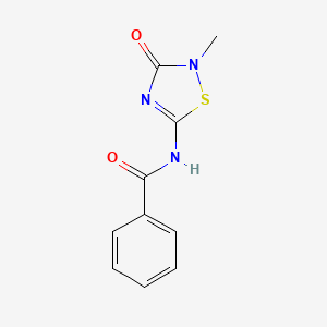 N-(2-methyl-3-oxo-2,3-dihydro-1,2,4-thiadiazol-5-yl)benzenecarboxamide