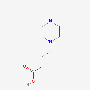 molecular formula C9H18N2O2 B2706804 4-(4-Methyl-1-piperazinyl)butanoic Acid CAS No. 34632-69-4; 58077-68-2