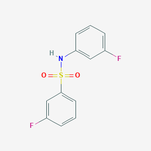 3-fluoro-N-(3-fluorophenyl)benzenesulfonamide