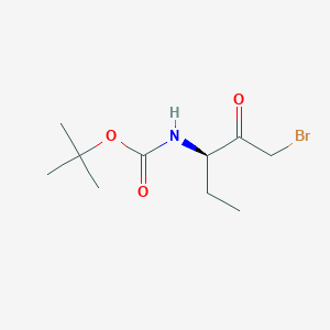 B2706841 Tert-butyl N-[(3R)-1-bromo-2-oxopentan-3-yl]carbamate CAS No. 2567488-99-5