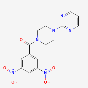 3,5-Dinitrophenyl 4-pyrimidin-2-ylpiperazinyl ketone