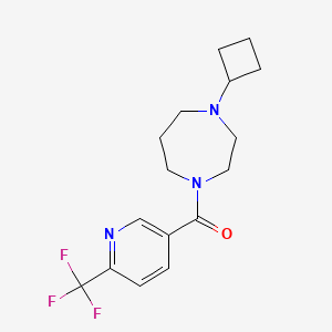 (4-Cyclobutyl-1,4-diazepan-1-yl)(6-(trifluoromethyl)pyridin-3-yl)methanone