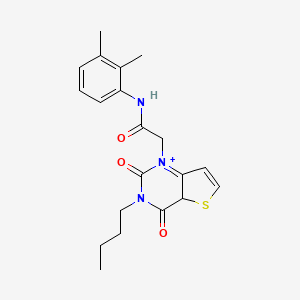 molecular formula C20H23N3O3S B2706864 2-{3-butyl-2,4-dioxo-1H,2H,3H,4H-thieno[3,2-d]pyrimidin-1-yl}-N-(2,3-dimethylphenyl)acetamide CAS No. 1252842-55-9