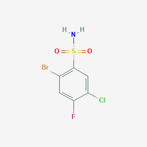 2-Bromo-5-chloro-4-fluorobenzenesulfonamide