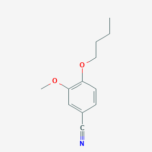 molecular formula C12H15NO2 B2706898 4-Butoxy-3-methoxybenzonitrile CAS No. 81259-57-6