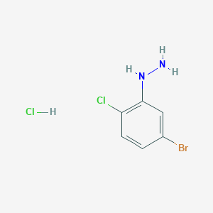 (5-Bromo-2-chlorophenyl)-hydrazine, hydrochloride