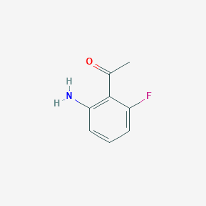molecular formula C8H8FNO B2706951 1-(2-氨基-6-氟苯基)乙酮 CAS No. 869937-08-6