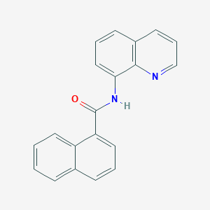 molecular formula C20H14N2O B270697 N-8-quinolinyl-1-naphthamide 