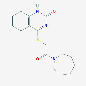 4-[(2-azepan-1-yl-2-oxoethyl)thio]-5,6,7,8-tetrahydroquinazolin-2(1H)-one