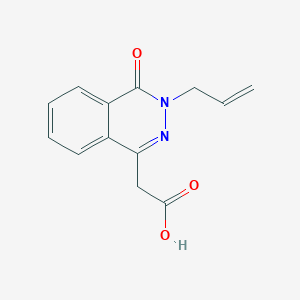 2-[4-Oxo-3-(prop-2-en-1-yl)-3,4-dihydrophthalazin-1-yl]acetic acid