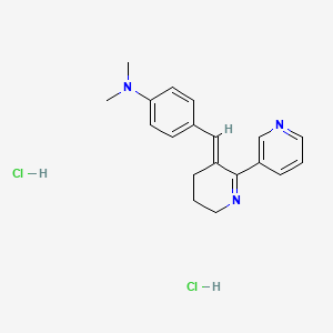 molecular formula C19H23Cl2N3 B2706999 Dmab-anabaseine dihydrochloride CAS No. 154149-38-9; 32013-69-7