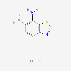 1,3-Benzothiazole-6,7-diamine;hydrochloride