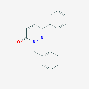 molecular formula C19H18N2O B2707003 2-(3-甲基苄基)-6-(邻甲苯基)吡啶并[2H]-酮 CAS No. 941930-90-1
