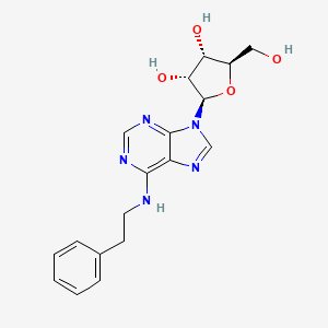molecular formula C18H21N5O4 B2707029 N6-(2-Phenylethyl)adenosine CAS No. 20125-39-7
