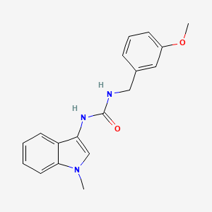 1-(3-methoxybenzyl)-3-(1-methyl-1H-indol-3-yl)urea