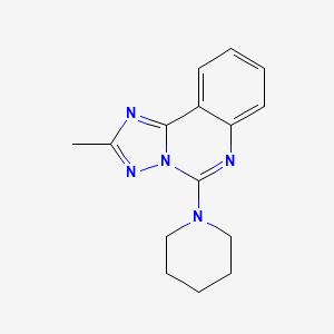 2-Methyl-5-piperidino[1,2,4]triazolo[1,5-c]quinazoline
