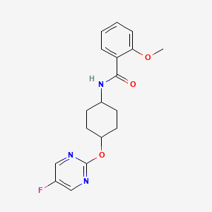 N-((1r,4r)-4-((5-fluoropyrimidin-2-yl)oxy)cyclohexyl)-2-methoxybenzamide