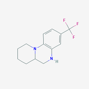 3-(trifluoromethyl)-6,6a,7,8,9,10-hexahydro-5H-pyrido[1,2-a]quinoxaline
