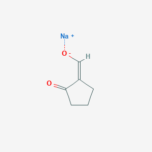 molecular formula C6H7NaO2 B2707056 钠;(Z)-(2-氧代环戊烯基)甲醇酸酯 CAS No. 1875674-53-5