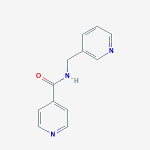 molecular formula C12H11N3O B270706 N-(pyridin-3-ylmethyl)pyridine-4-carboxamide 