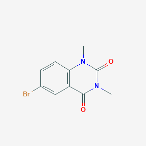 molecular formula C10H9BrN2O2 B2707061 6-bromo-1,3-dimethylquinazoline-2,4(1H,3H)-dione CAS No. 727674-98-8