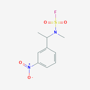 N-Methyl-N-[1-(3-nitrophenyl)ethyl]sulfamoyl fluoride