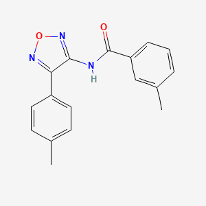 3-methyl-N-(4-(p-tolyl)-1,2,5-oxadiazol-3-yl)benzamide