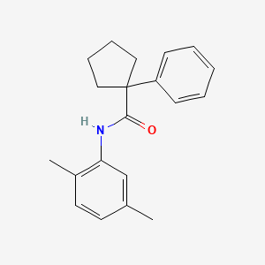 molecular formula C20H23NO B2707086 N-(2,5-dimethylphenyl)-1-phenylcyclopentane-1-carboxamide CAS No. 1023575-42-9