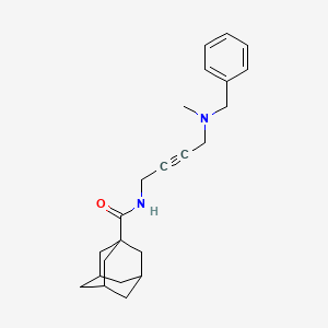(3r,5r,7r)-N-(4-(benzyl(methyl)amino)but-2-yn-1-yl)adamantane-1-carboxamide