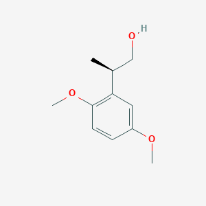 molecular formula C11H16O3 B2707099 (2R)-2-(2,5-Dimethoxyphenyl)propan-1-ol CAS No. 2248209-49-4