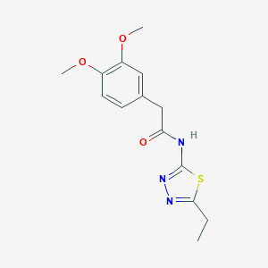 2-(3,4-dimethoxyphenyl)-N-(5-ethyl-1,3,4-thiadiazol-2-yl)acetamide
