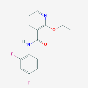 molecular formula C14H12F2N2O2 B270719 N-(2,4-difluorophenyl)-2-ethoxynicotinamide 