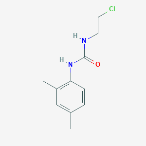 molecular formula C11H15ClN2O B2707219 N-(2-氯乙基)-N'-(2,4-二甲基苯基)脲 CAS No. 162376-66-1