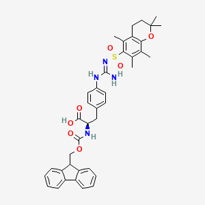 molecular formula C39H42N4O7S B2707220 Fmoc-D-Phe(4-Guad-Pmc)-OH CAS No. 1426173-57-0