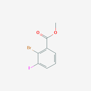 molecular formula C8H6BrIO2 B2707256 Methyl 2-bromo-3-iodobenzoate CAS No. 1261797-04-9