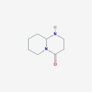 molecular formula C8H14N2O B2707260 octahydro-1H-pyrido[1,2-a]pyrimidin-4-one CAS No. 114749-66-5