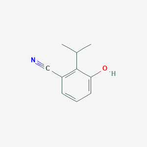 molecular formula C10H11NO B2707329 3-羟基-2-异丙基苯甲腈 CAS No. 1243279-74-4