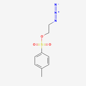 molecular formula C9H11N3O3S B2707333 1-[(2-Azidoethoxy)sulfonyl]-4-methylbenzene CAS No. 11338-22-0; 113738-22-0
