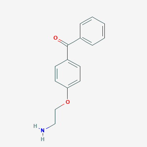 molecular formula C15H15NO2 B270740 [4-(2-Aminoethoxy)phenyl](phenyl)methanone 