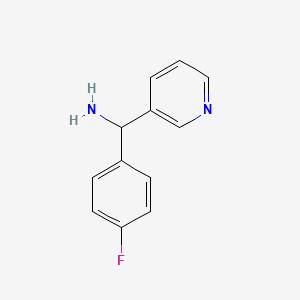 (4-Fluorophenyl)(pyridin-3-yl)methanamine
