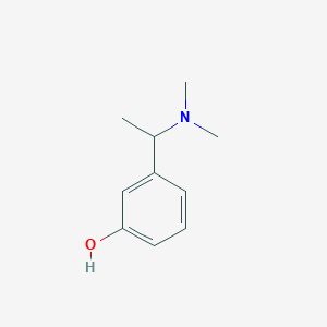 molecular formula C10H15NO B027075 3-[1-(二甲氨基)乙基]苯酚 CAS No. 105601-04-5