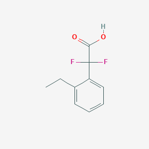 molecular formula C10H10F2O2 B2707500 (2-乙基苯基)(二氟)乙酸 CAS No. 1785618-72-5