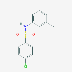molecular formula C13H12ClNO2S B270760 4-chloro-N-(3-methylphenyl)benzenesulfonamide 