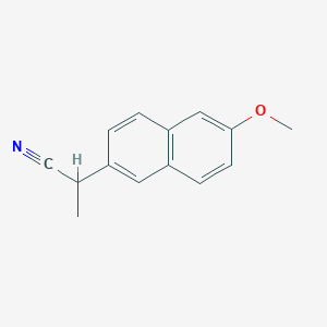 2-(6-Methoxynaphthalen-2-yl)propanenitrile